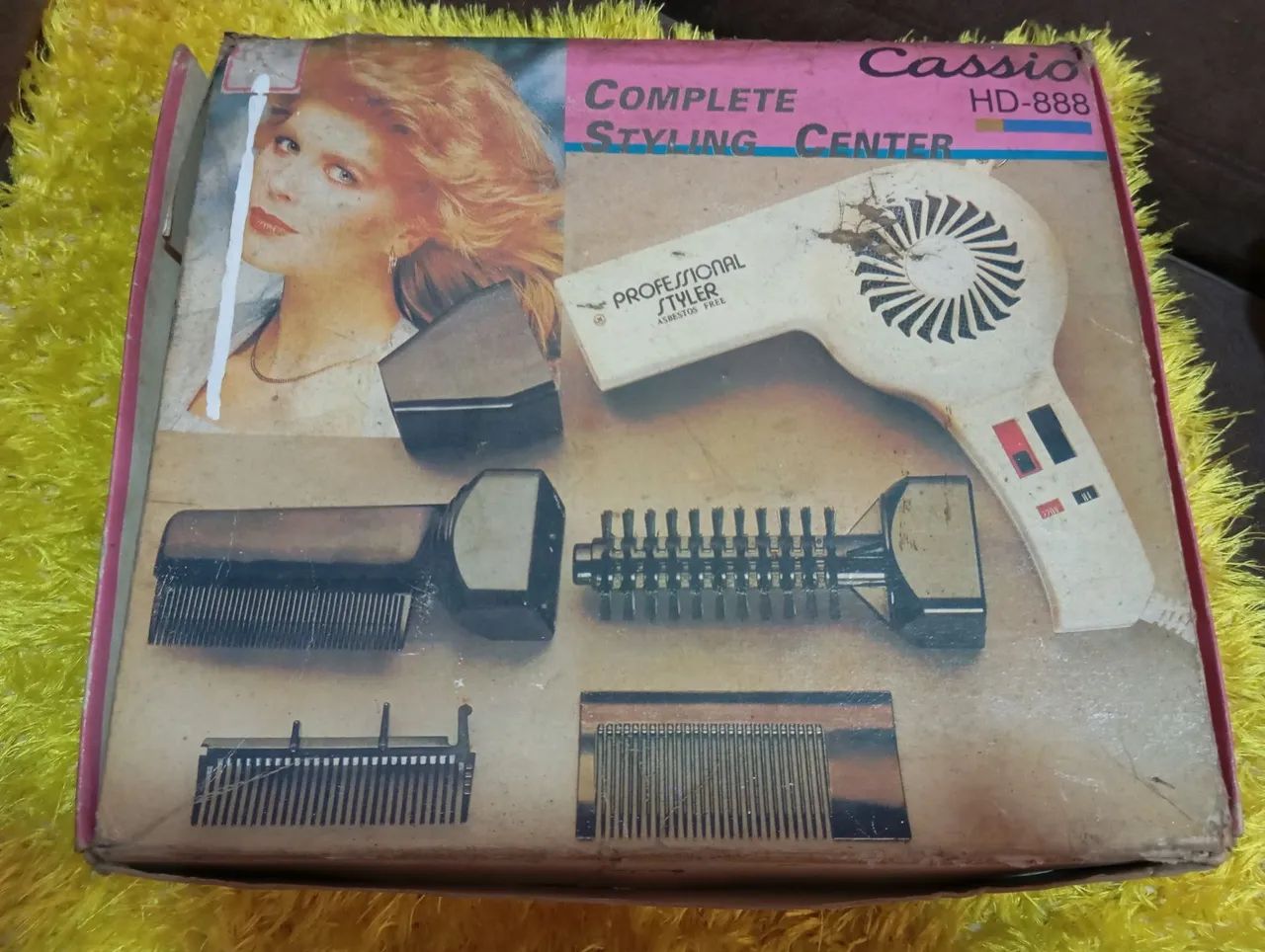 Secador de cabelo Cassio HD 888 funcionando 