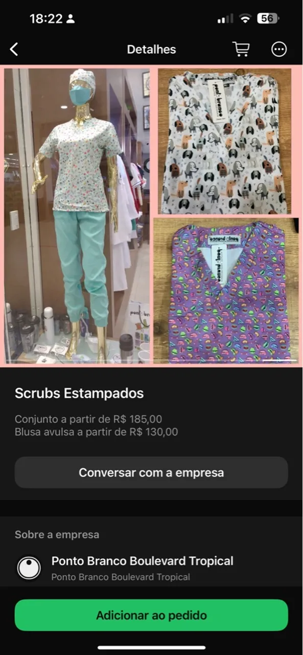 Scrub Estampado - novo!