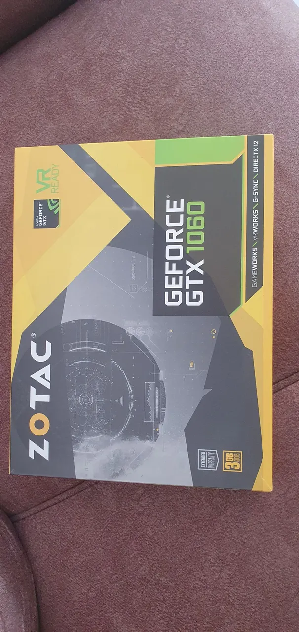 Placa de Vídeo Zotac GeForce GTX 1060 3GB