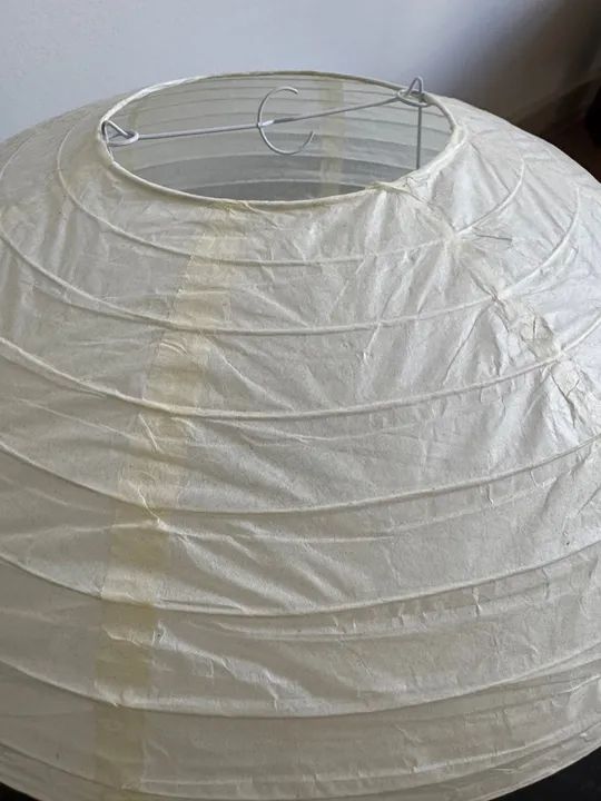 Luminária de papel bege - Foto 3