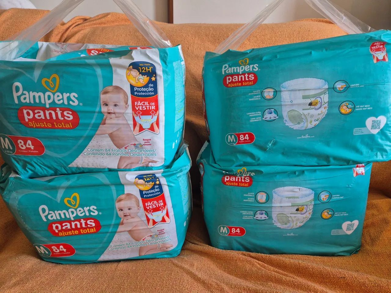 Fraldas Pampers Pants Tamanho M