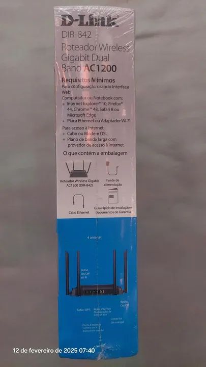 Roteador Wireless Gigabit Dual Band D-Link DIR-842 AC1200 - Foto 3