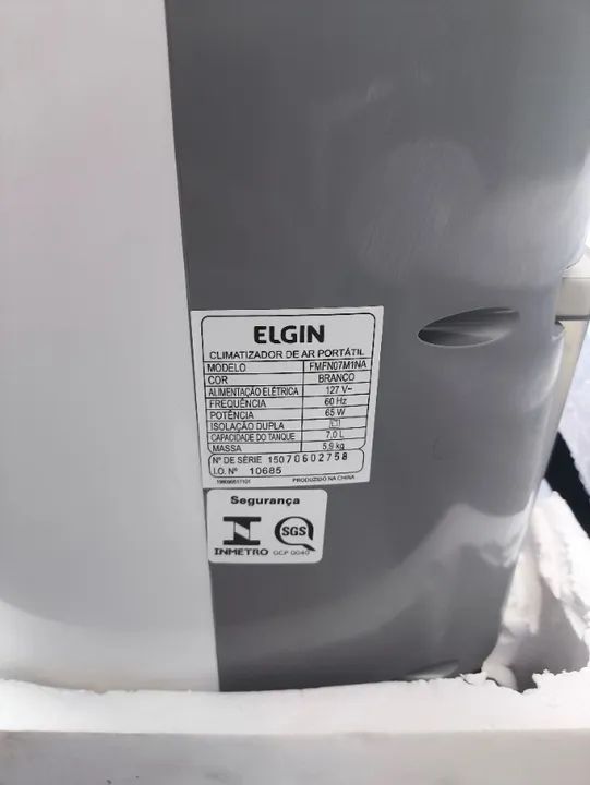 Climatizador De Ar 3 Em 1 Mistral 110v Elgin - Foto 5