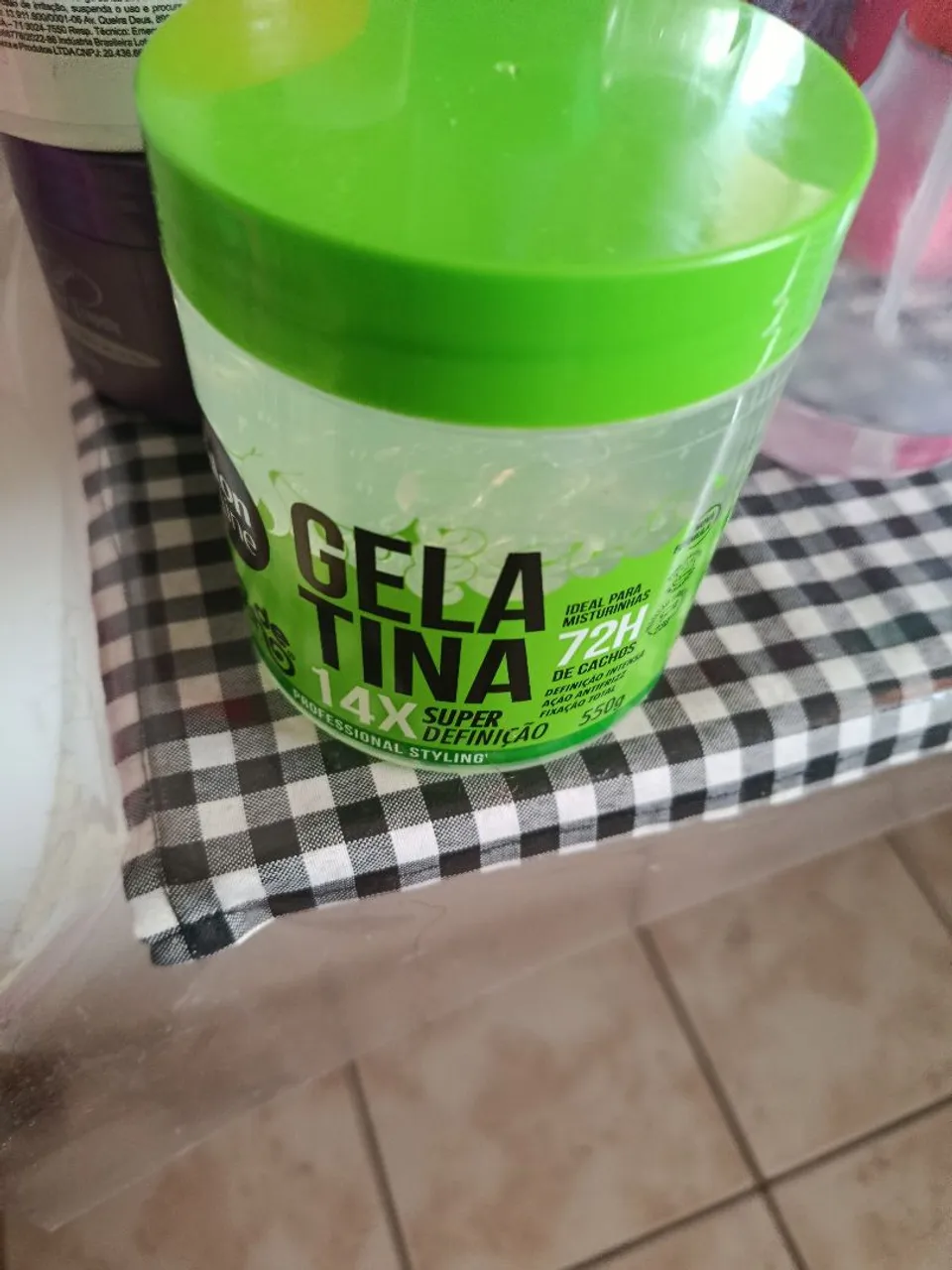 Gelatina da salon line babosa