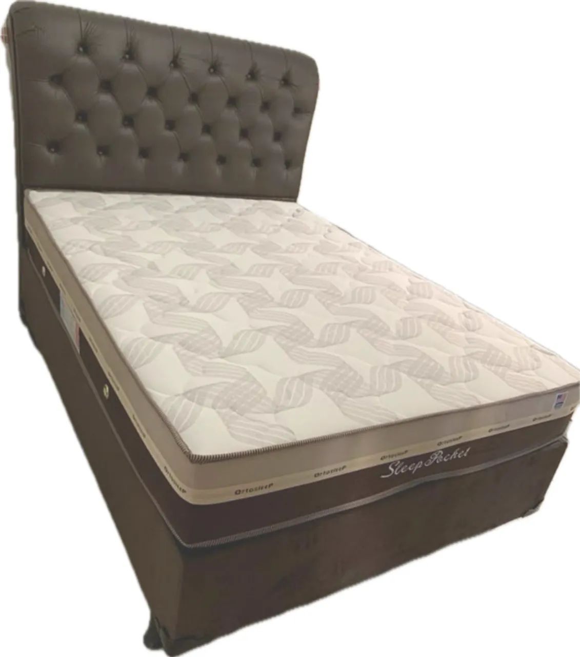 Cama box colchão d28 nova