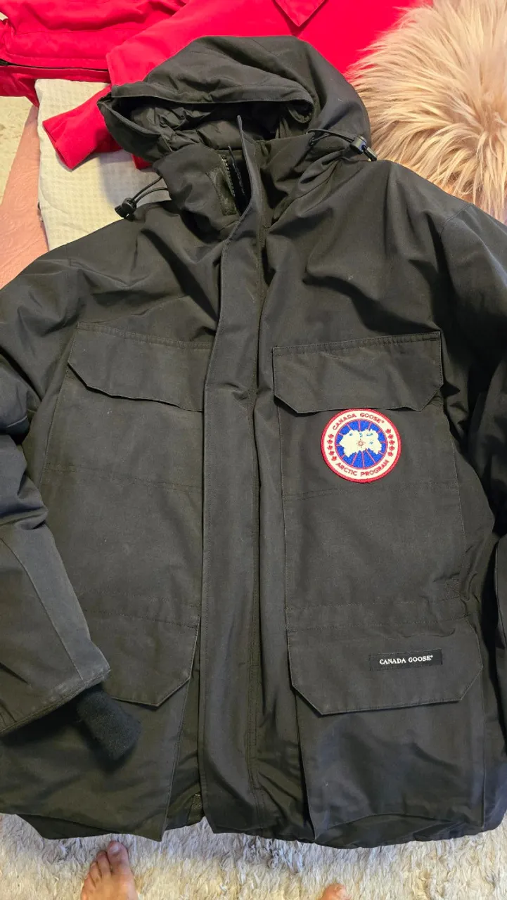 Parka Canada Goose Expedition Preta L Importada