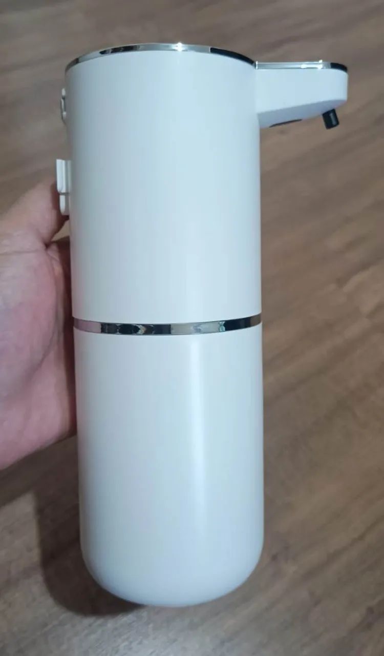 Dispenser Saboneteira Automática Recarregável 380ml Espuma - Foto 2
