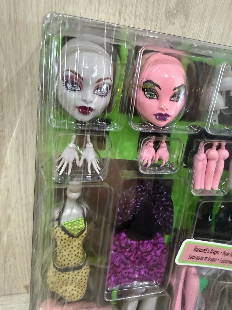 Pack Monster High Create a Monster (CAM) Lobisomem e Dragão - Foto 5