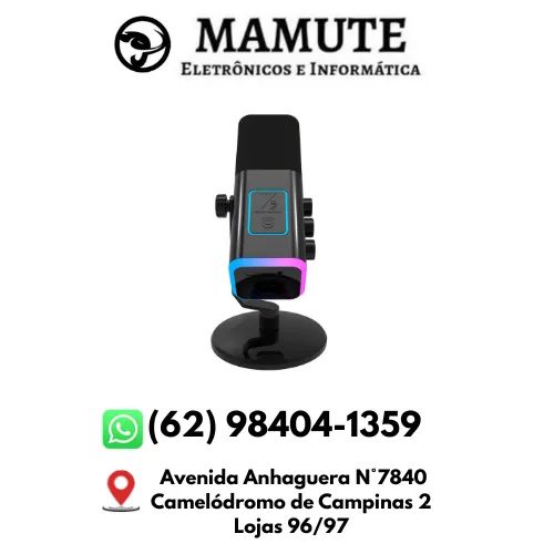 Microfone de Mesa SpectraCast Podcast Streamings Gravações Chamada MF-013