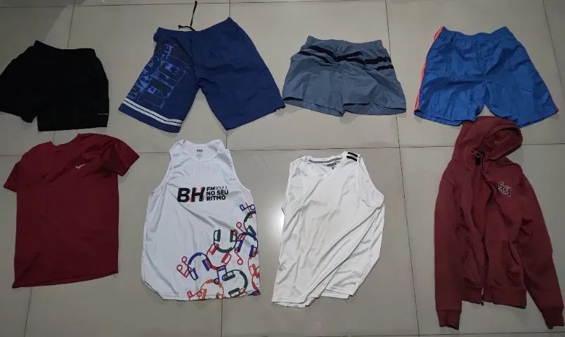 Pacote de 22 roupas masculinas - Foto 3