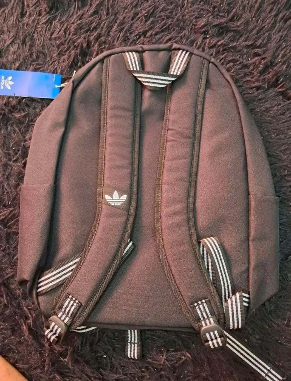 mochila adidas adicolor backpack preta - Foto 2