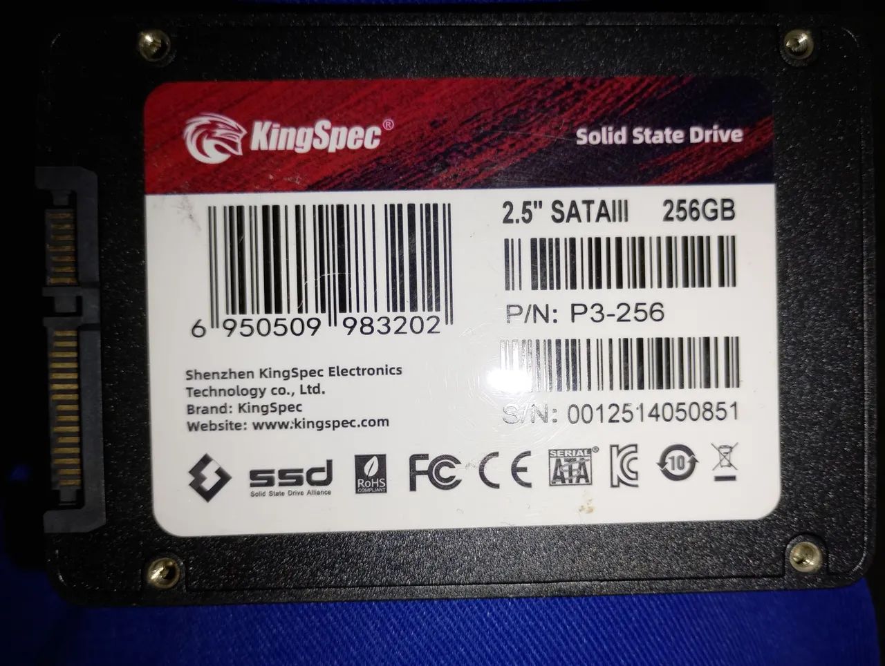 SSD Kingspec sata 256 GB - Foto 2