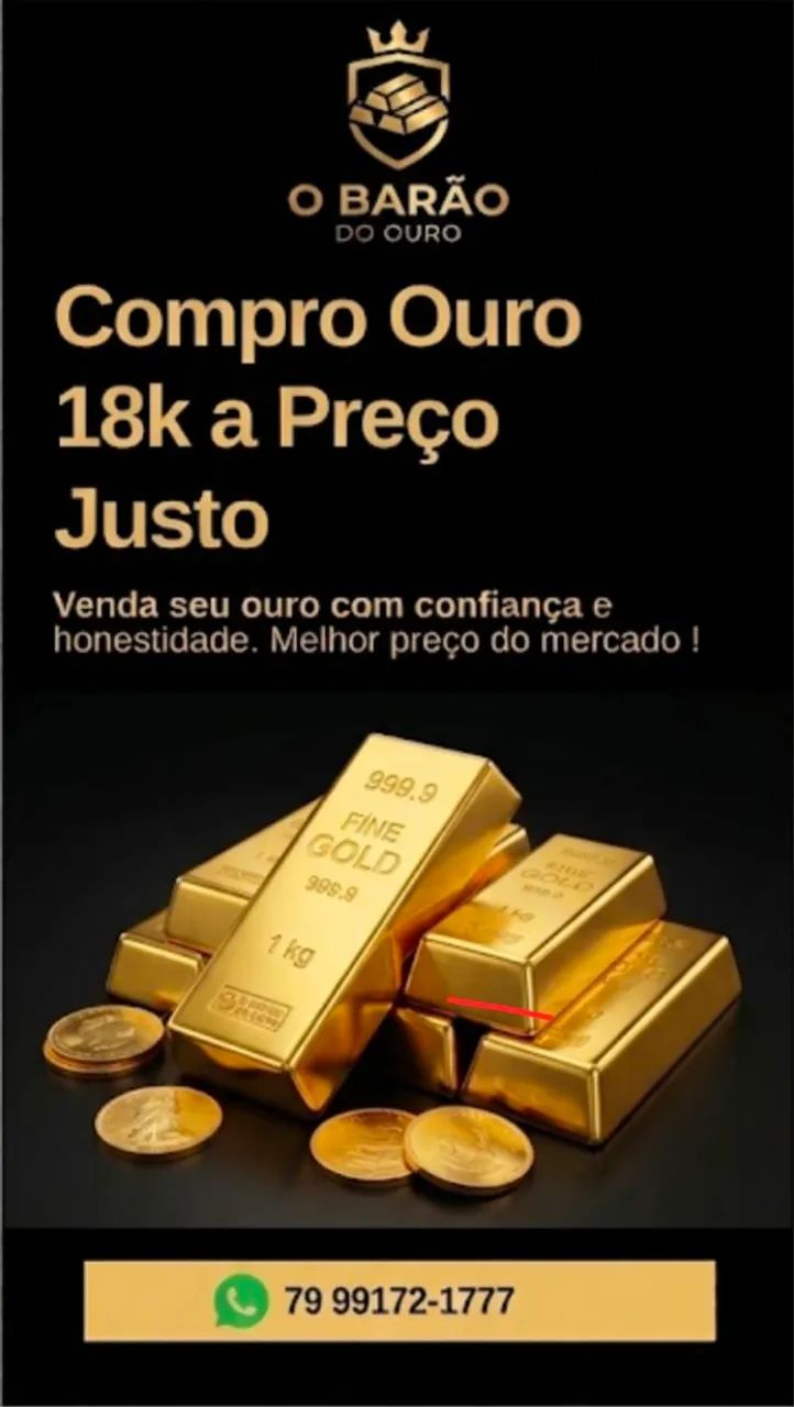 Ouro 18k amassado ou quebrado  - Foto 3