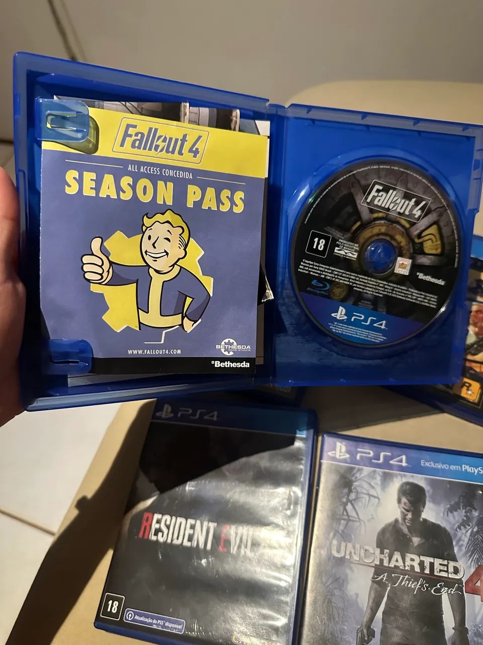 Lote de jogos de ps4 