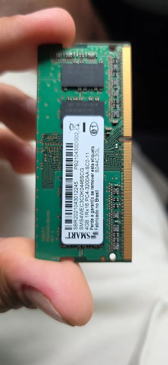 Memória RAM ddr4 8Gb 3200Mhz