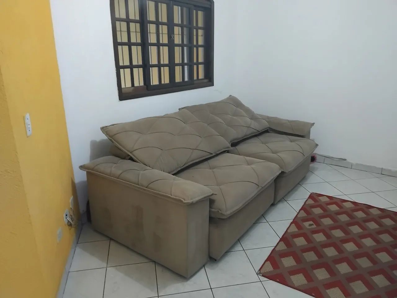  sofá cheese retrátil e reclinável com console central - Foto 2