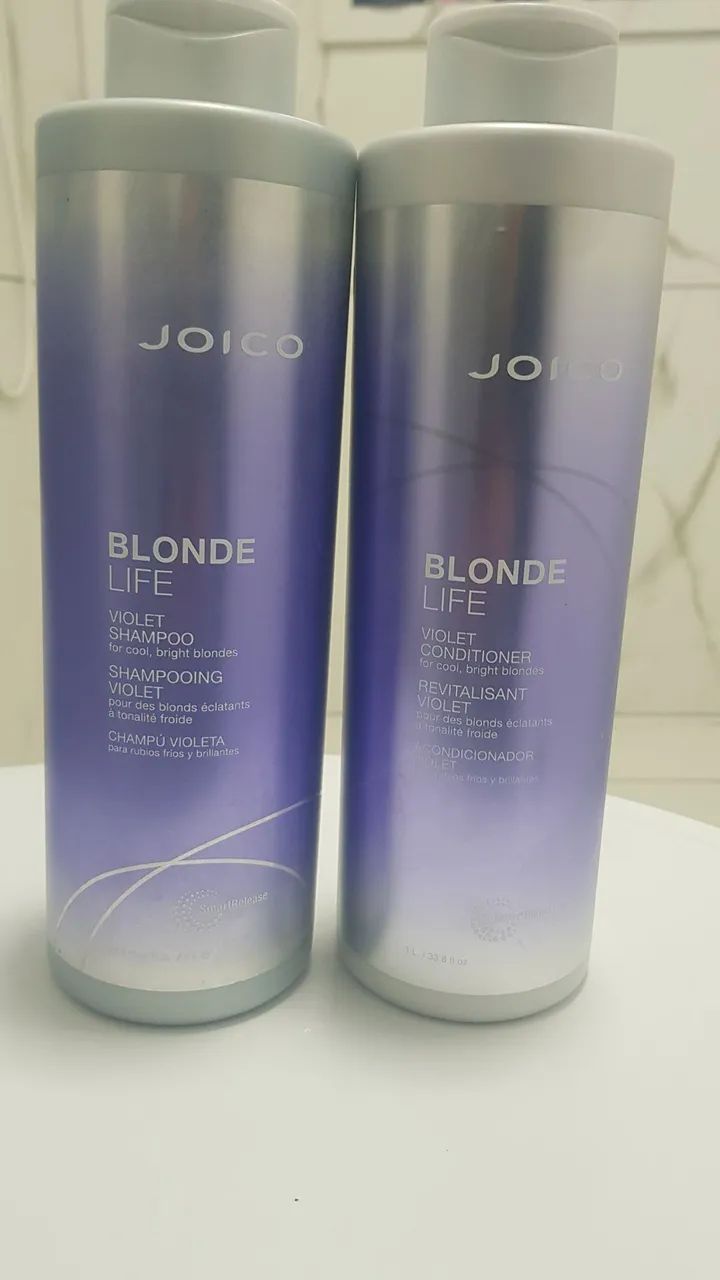 Kit Joico Blonde shampoo e condicionador 