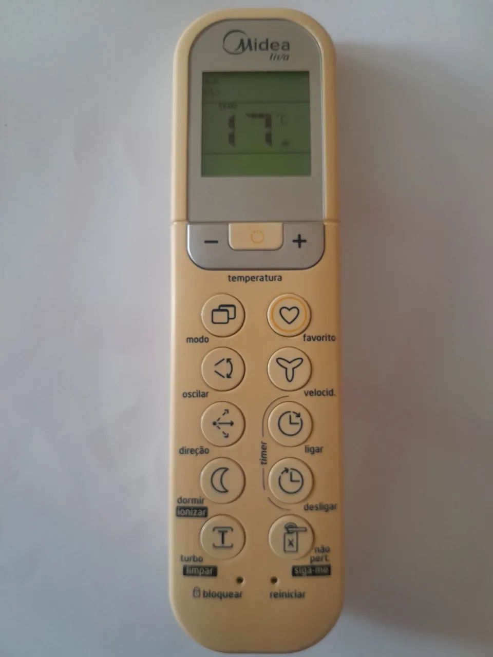 Controle ar-condicionado midea liva