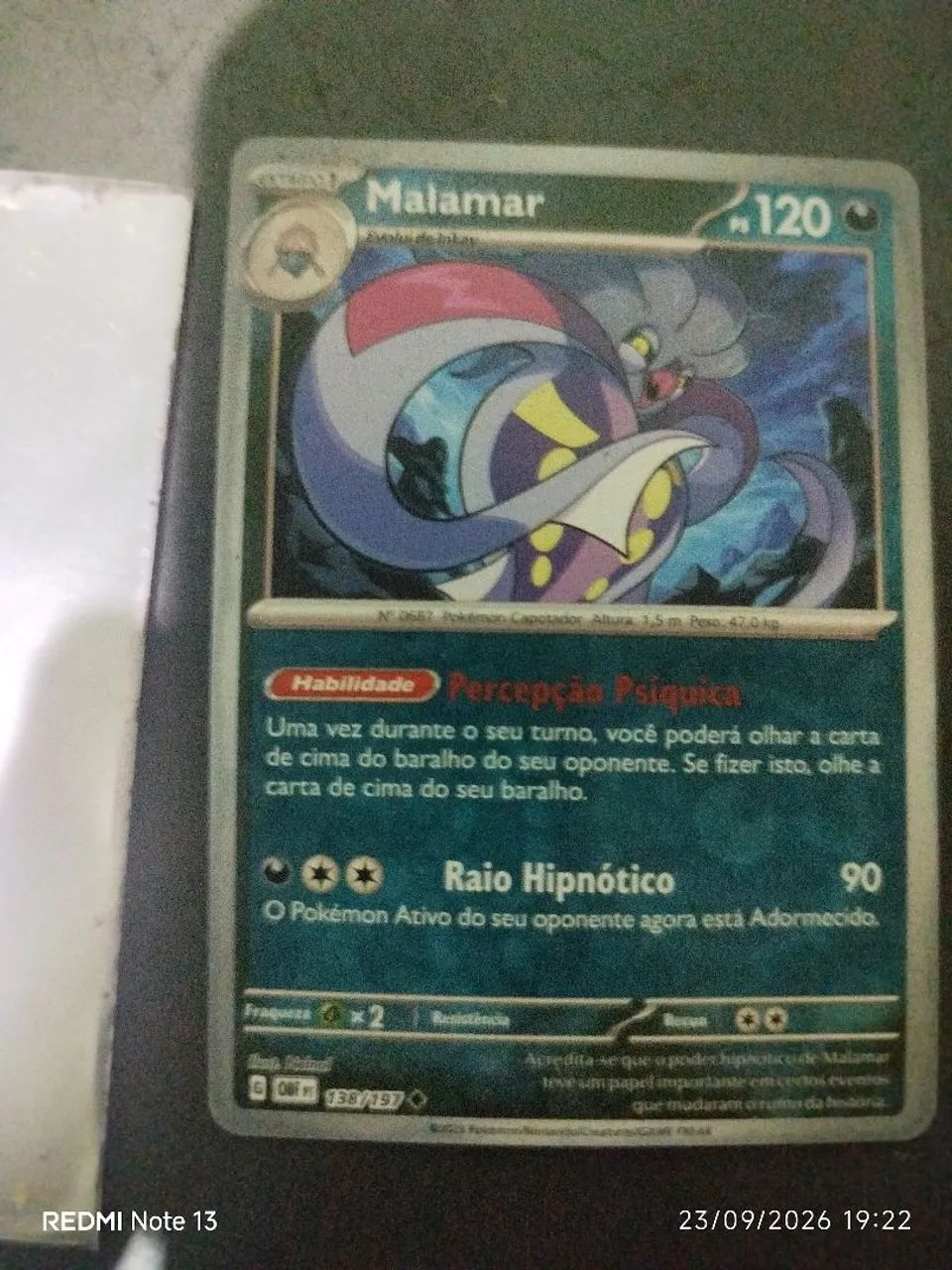 Cartinha pokémon 