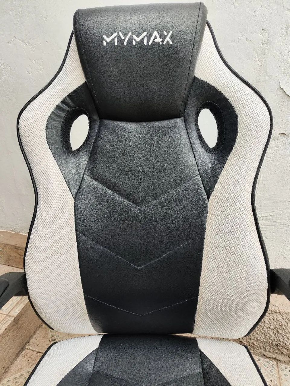 Cadeira Gamer Mymax MX0 Preto e Branco - Foto 2