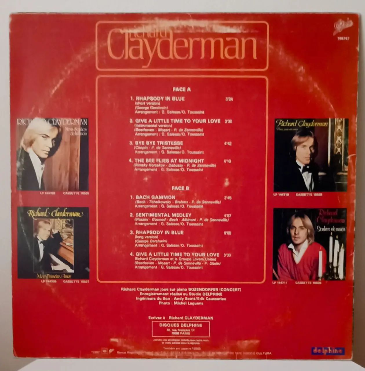 Richard Claydman. Medley Concerto. Disco de Vinil.  - Foto 2