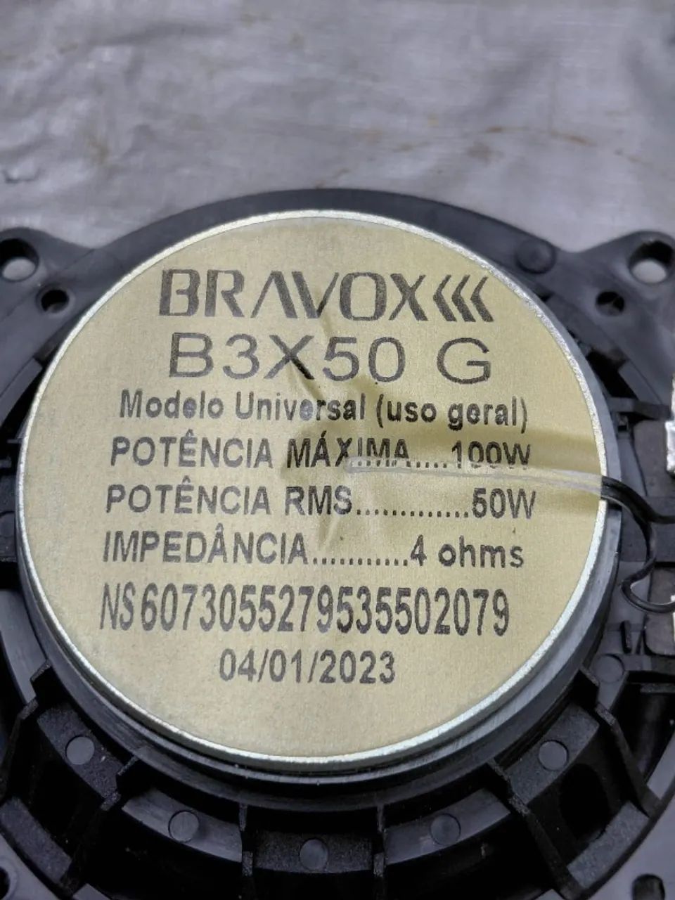 Auto Falante Triaxial Bravox 5 Polegadas 50w Par - Foto 4