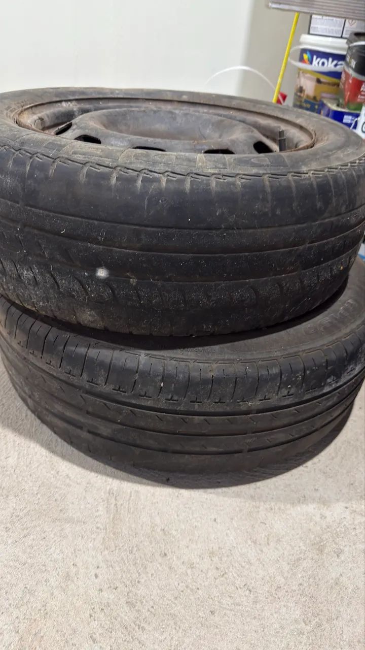 2 rodas aro 15 com pneu 