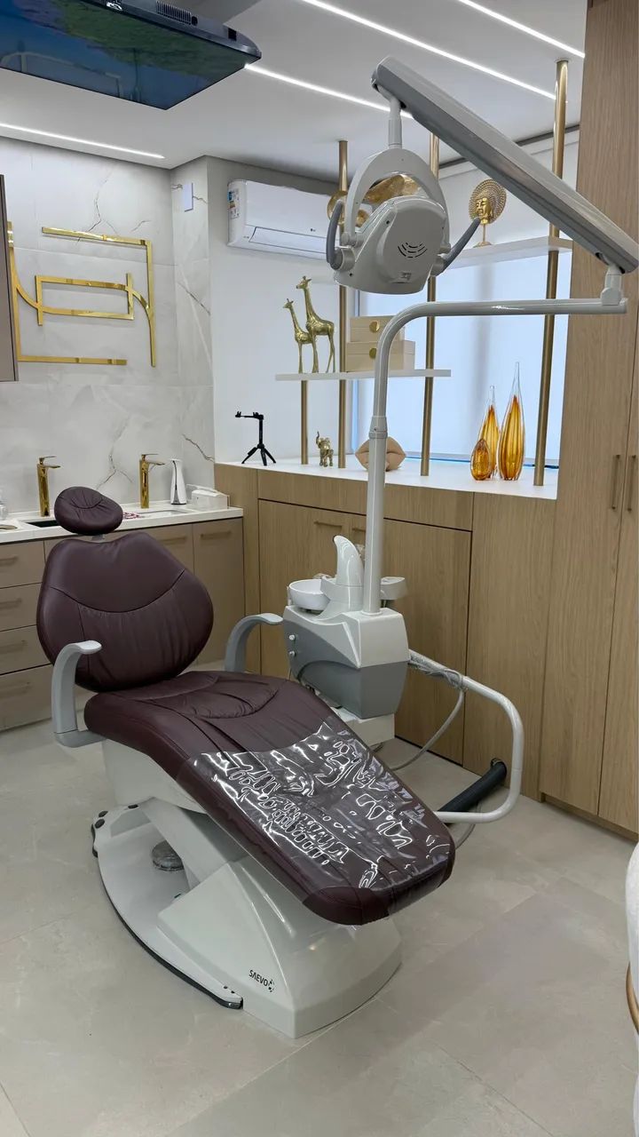 Cadeira Odontológica + Bomba a vácuo + Compressor  - Foto 3