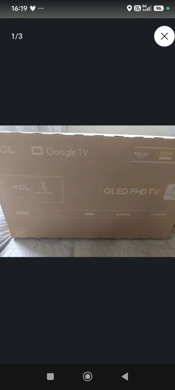 Smart TV TCL QLED 43 Nova na Caixa.  - Foto 2