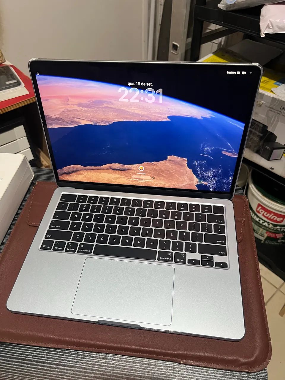 Macbook air azul m4 16gb de ram e 256gb novissimo - Foto 2