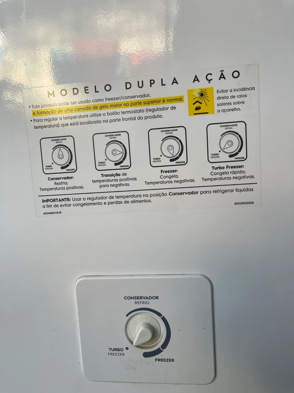 Freezer horizontal duas portas !!!