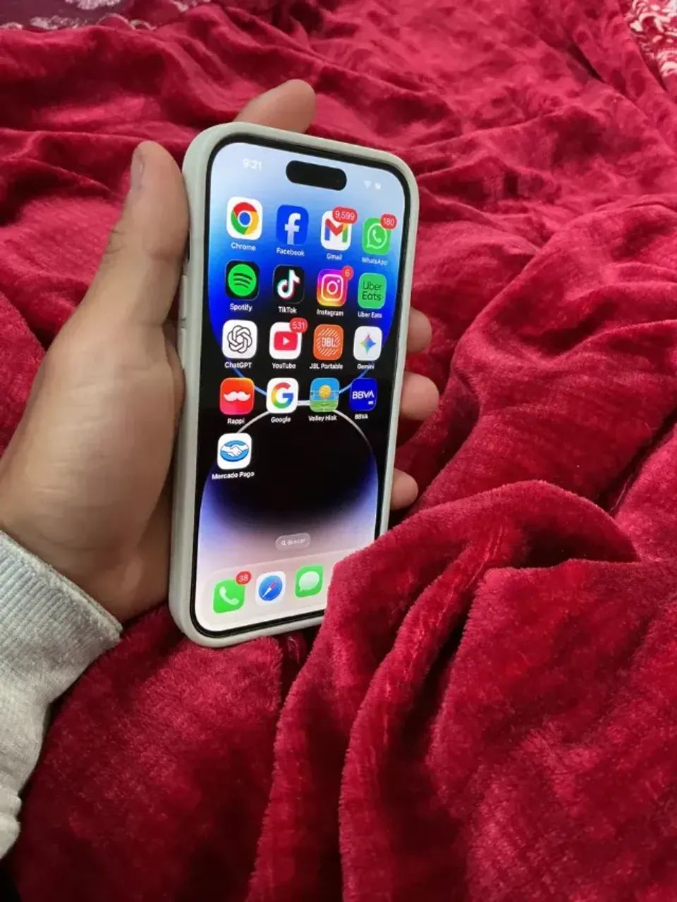 Apple iPhone 15 Pro (128 GB) - Branco - Excelente - Foto 2