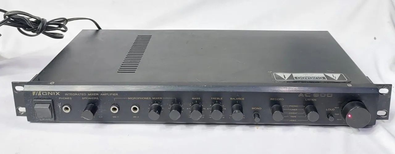 Amplificador e mixer Onix mod Ac 800 -gradiente-Pioneer-polyvox-Sansui- - Foto 2