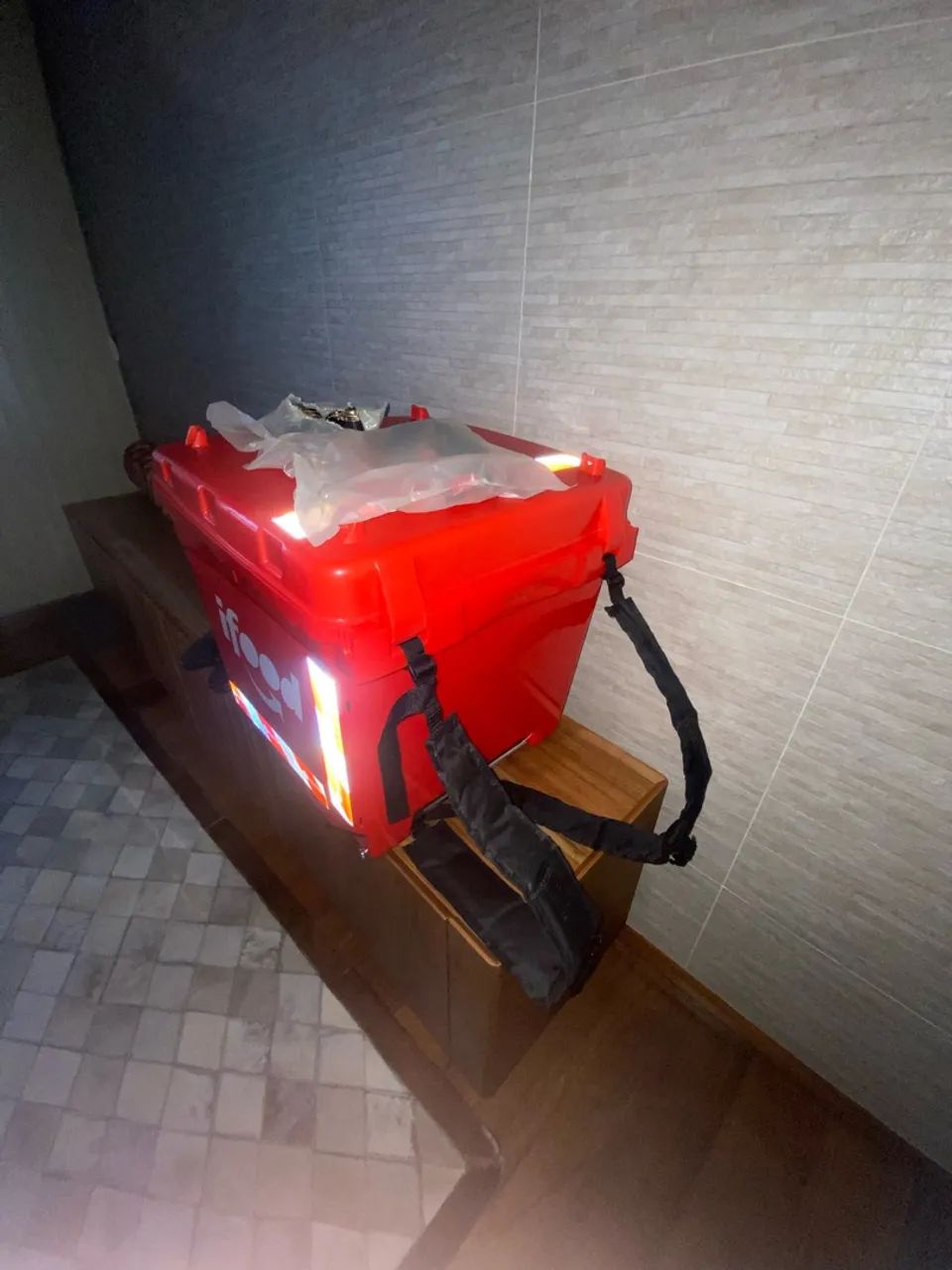 BAU PARA MOTO 110 litros novo - Foto 5