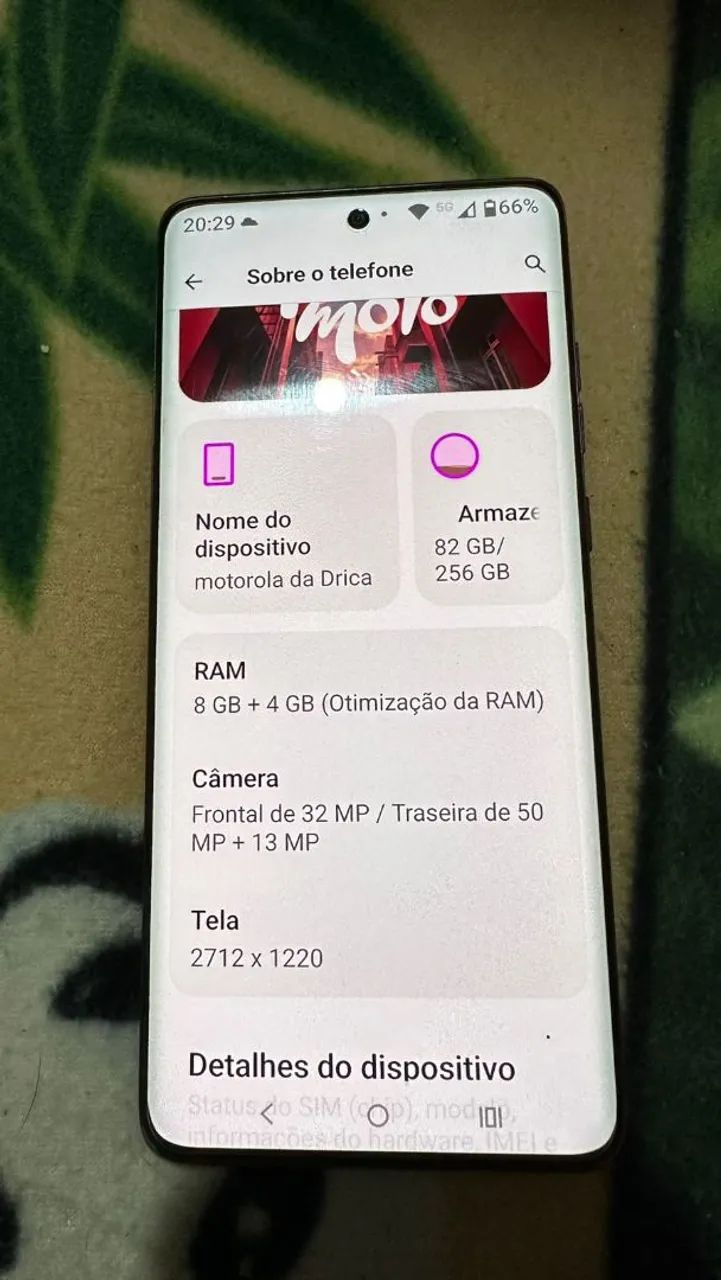Moto Edge 60 fusion Rosa - Foto 2