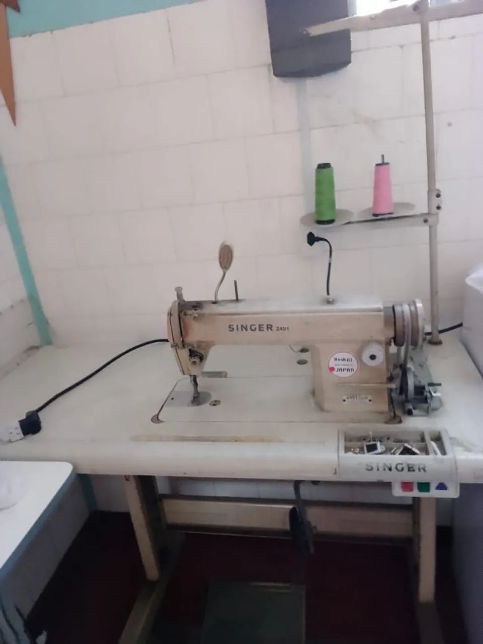 Máquina de costura industrial 