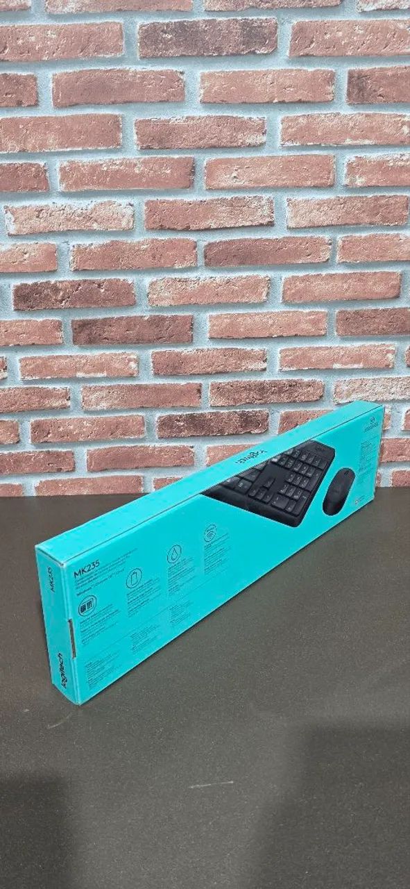 Combo Teclado e Mouse sem fio Logitech MK235 com Conexão USB - Foto 4