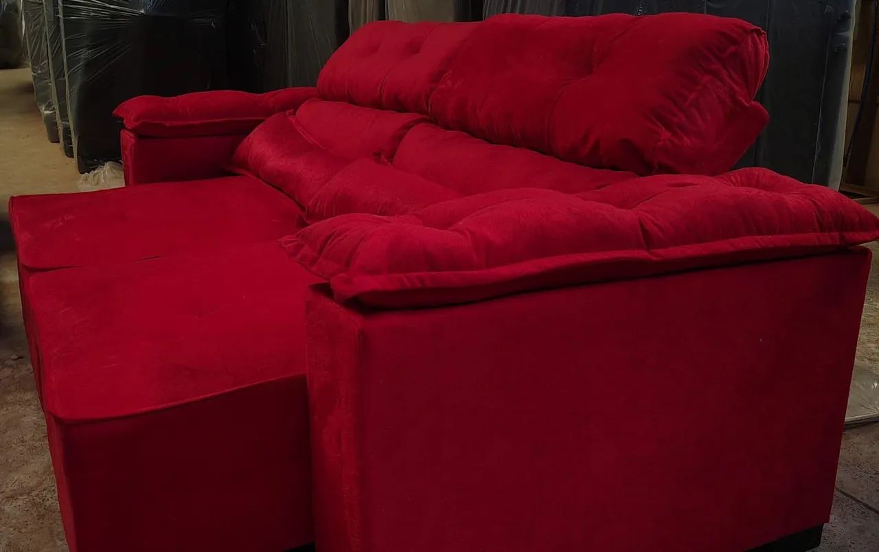 Sofa retrátil reclináveis 2.20 direto da fábrica  - Foto 4