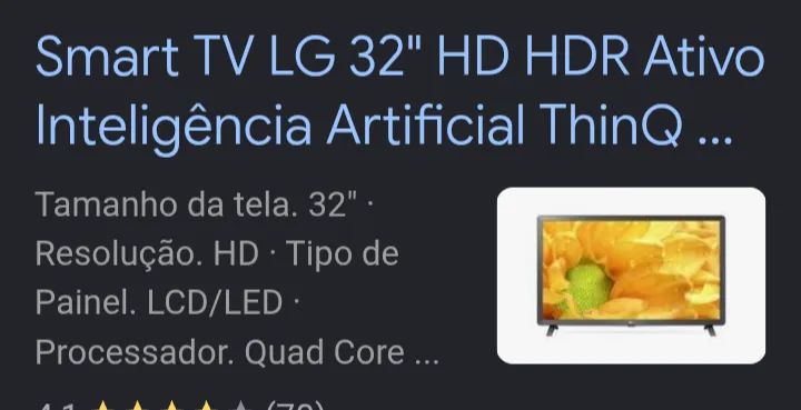 Tv smart lg 32 - Foto 2