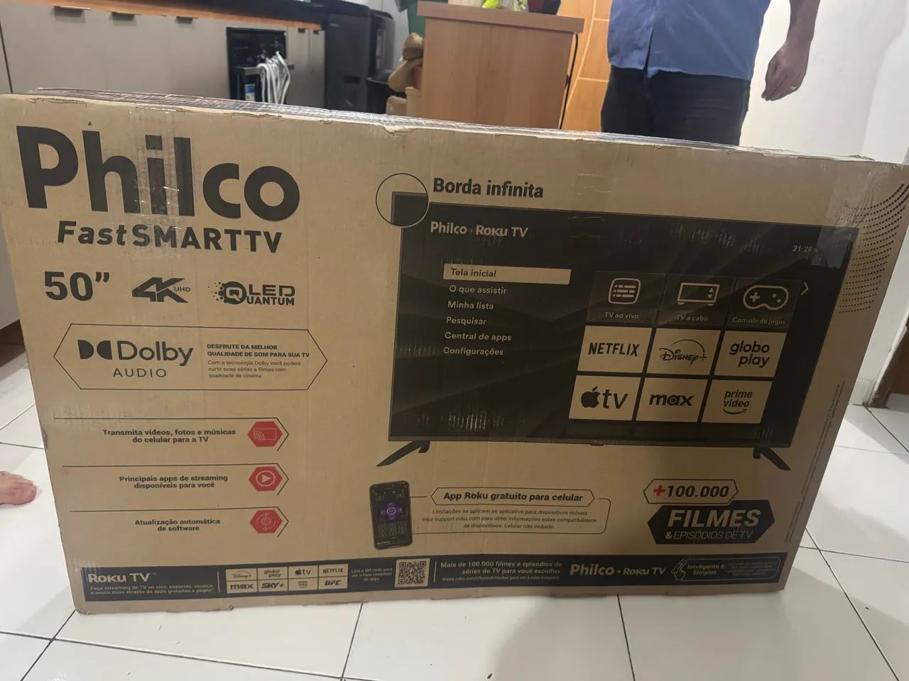 Vende-se smart tv , lacrada , Philco , 50? nunca usada - Foto 3