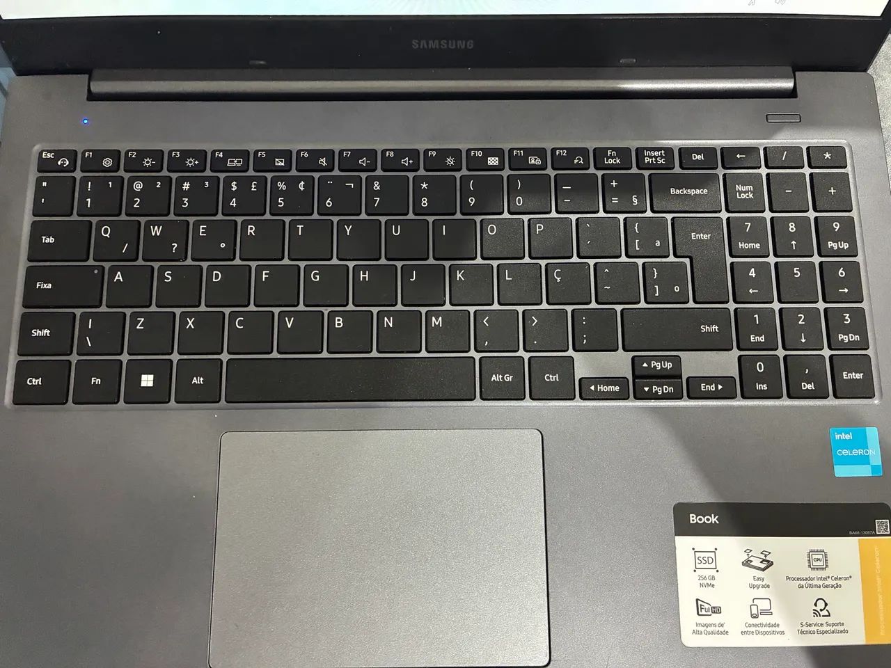 Notebook Samsung Book NP550XDA Celeron 6305 4GB 256GB SSD - Foto 2