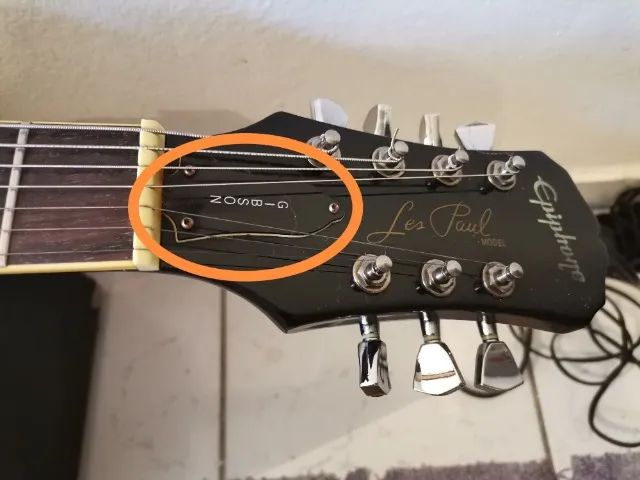 Guitarra Epiphone Les Paul 7 Cordas - Foto 4