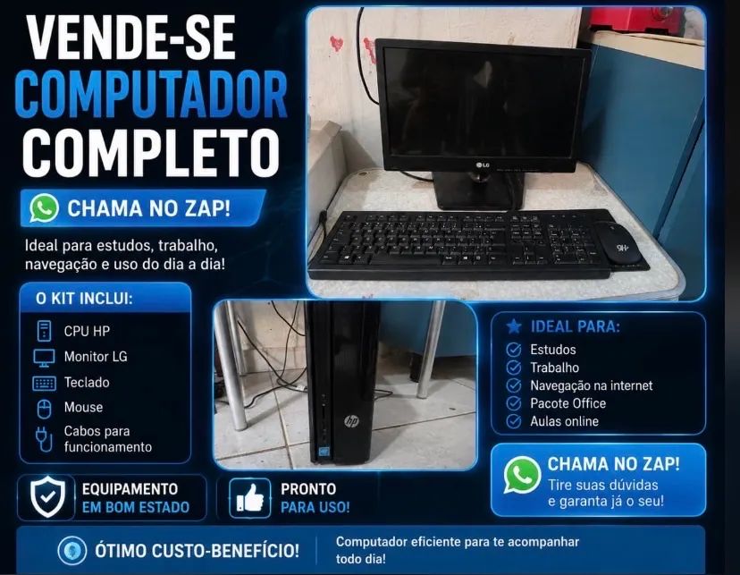 Vendo computador completo