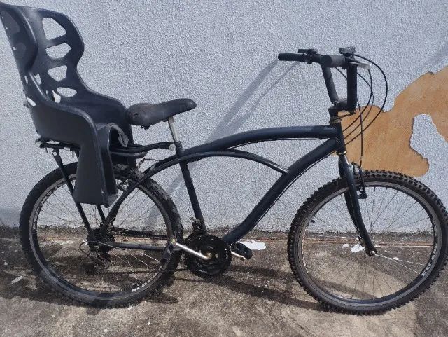 2 Bicicletas Caiçara e 2 Cadeirinhas Infantil - Foto 3