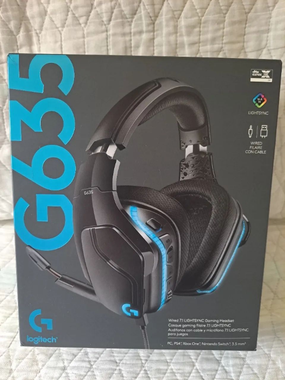 Headset Gamer Logitech G635 Original Completo - Foto 2