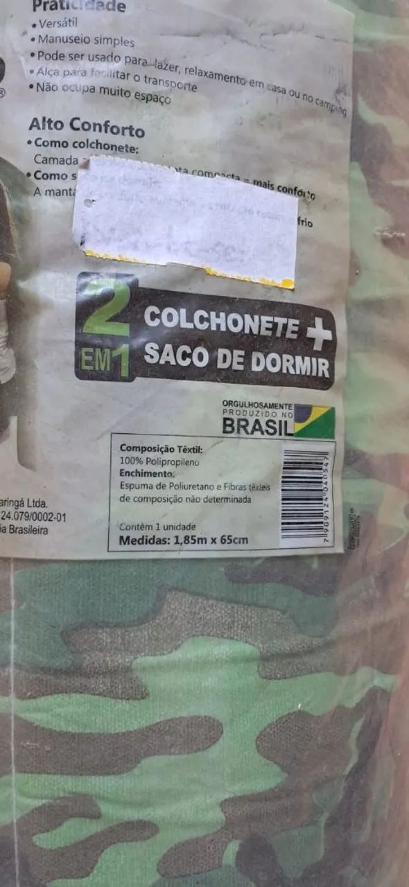 Colchonete e saco para dormir  - Foto 4