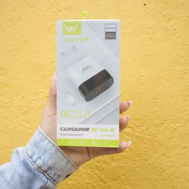 CARREGADOR CELULAR RÁPIDO TYPO v8 AL-5027 3.0.
