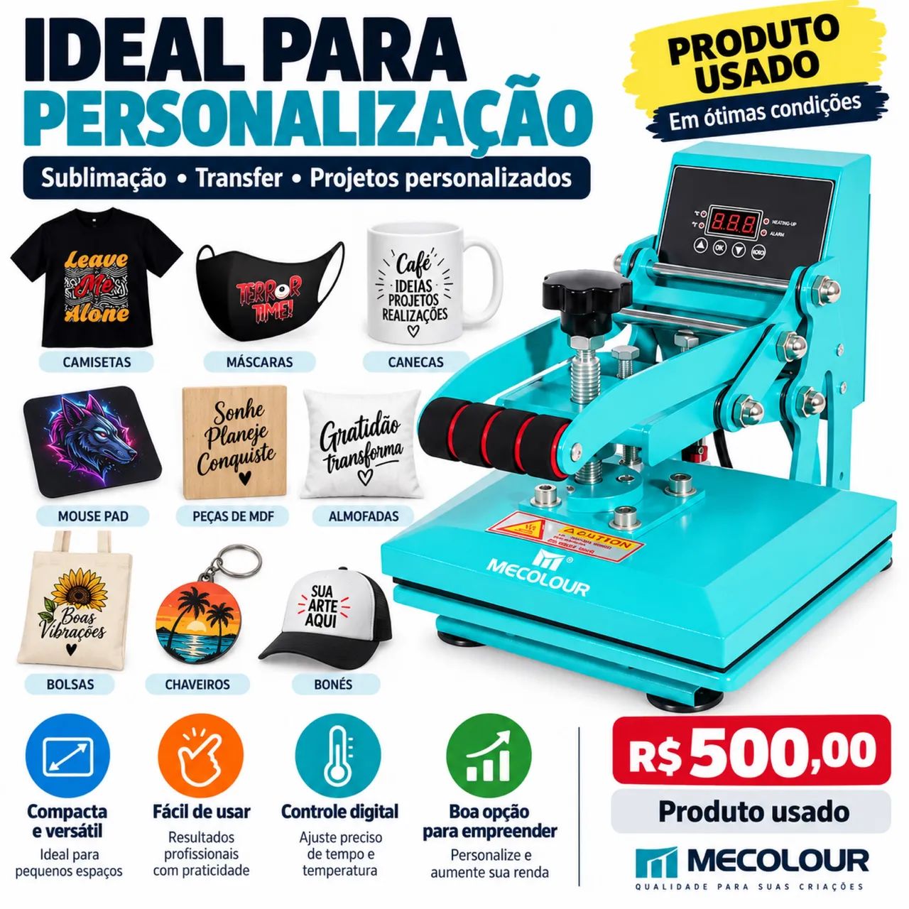 Prensa de sublimação  - Foto 3