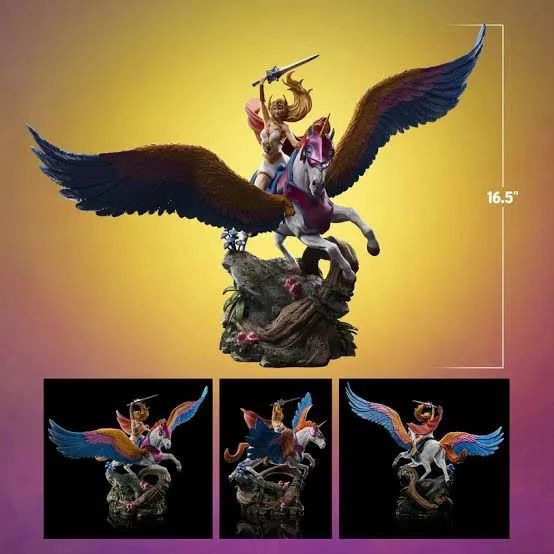 She-ra e Ventania Deluxe MOTU 1/10 Iron Studios  - Foto 2