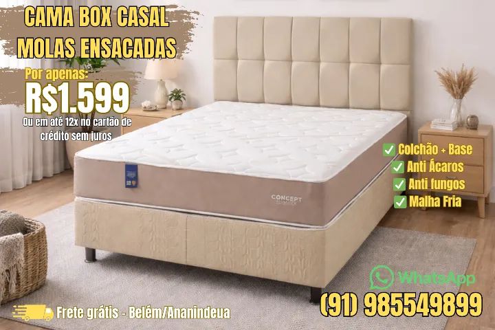 CAMA BOX CASAL 